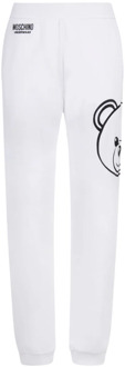 Moschino Witte Trainingsbroek Underbear Elastische Taille Moschino , White , Dames - L