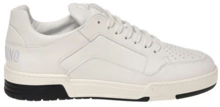 Moschino Witte Upgrade Sneakers - Stijlvol en Comfortabel Moschino , White , Heren - 43 Eu,44 Eu,40 Eu,45 Eu,41 Eu,42 EU