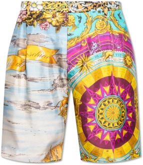 Moschino Zijden shorts Moschino , Multicolor , Heren - Xl,L,M