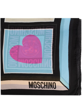 Moschino Zijden sjaal Moschino , Multicolor , Dames - ONE Size