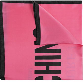 Moschino Zijden sjaal Moschino , Pink , Unisex - ONE Size