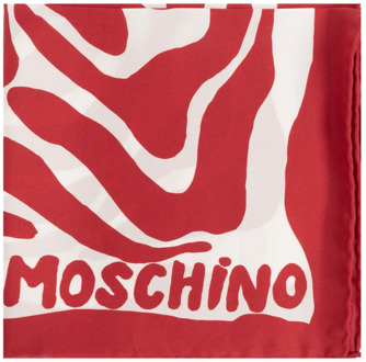 Moschino Zijden sjaal Moschino , Red , Dames - ONE Size