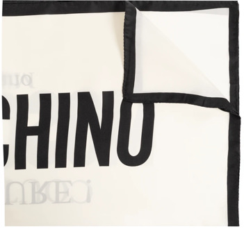 Moschino Zijden sjaal Moschino , White , Unisex - ONE Size