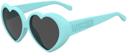 Moschino Zonnebril Azure/Grey Mos128/S Moschino , Blue , Dames - 57 MM