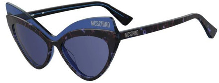 Moschino Zonnebril Mos080/S Ipr/Ku Moschino , Blue , Dames - 54 MM