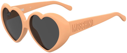 Moschino Zonnebril Mos128/S Oranje/Grijs Moschino , Orange , Dames - 57 MM