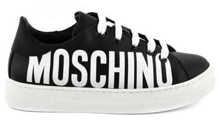 Moschino Zwart/Wit Sneakers 74419 Moschino , Black , Dames - 37 Eu,40 EU