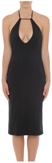 Moschino Zwarte jurken voor vrouwen Moschino , Black , Dames - M,S,Xs