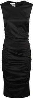 Moschino Zwarte Jurken voor Vrouwen Moschino , Black , Dames - M,S