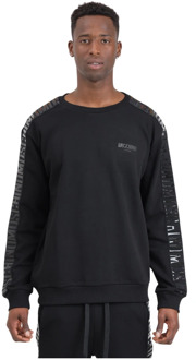Moschino Zwarte Logo Sweater Lente Collectie Moschino , Black , Heren - Xl,L,M,S