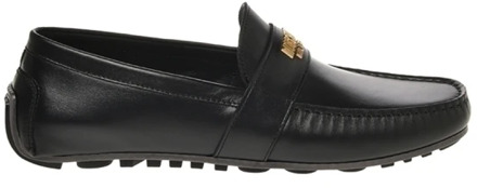 Moschino Zwarte platte schoenen Moschino , Black , Heren - 44 Eu,42 Eu,41 Eu,43 EU
