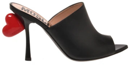 Moschino Zwarte Sandalen voor Vrouwen Moschino , Black , Dames - 38 Eu,40 Eu,37 Eu,36 EU