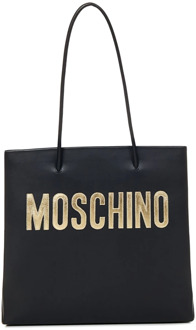 Moschino Zwarte Schoudertas voor Vrouwen Moschino , Black , Dames - ONE Size