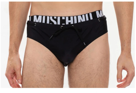 Moschino Zwarte strandkleding voor heren Moschino , Black , Heren - S,Xs