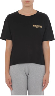 Moschino Zwarte T-shirts en Polos Moschino , Black , Dames - M,S,Xs