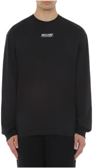 Moschino Zwarte T-shirts en Polos Moschino , Black , Heren - Xl,L,M,S