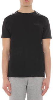 Moschino Zwarte T-shirts en Polos Moschino , Black , Heren - Xl,L,M