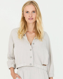 Moscow Blouse korte mouw 91-01-femmy Ecru - S