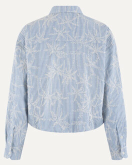 Moscow Blouse lange mouw 137-05-femila-2 Lichtblauw - XL