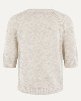 Moscow Pullover korte mouw 24-09-franca Beige - XS