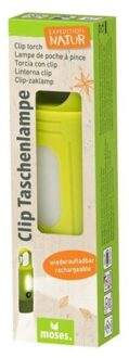 Moses expeditie natuur, usb zaklamp met karabijnhaak, assorti