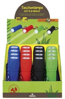 Moses Expeditie natuur zaklamp met karabijnhaak assorti