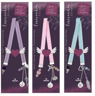 Moses just one more chapter, boekenlegger met bedel, assorti