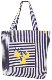 Moses katoenen xl shopper lemon
