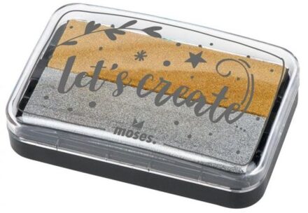 Moses Kerst 2 kleurig stempelkussen assorti