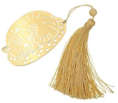 Moses kerst boekenlegger metaal met kwast 3 assorti