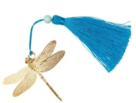 Moses Libri_x boekenlegger metaal met kwast - libelle