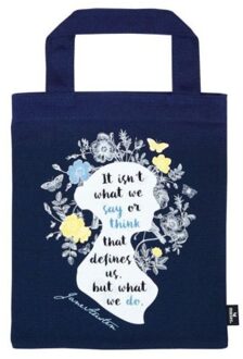 Moses Libri_x boekentas katoen, formaat 20 x 25 cm. - jane austen