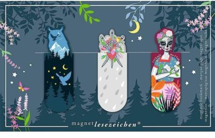 Moses magnetische boekenlegger mystic night set van 3