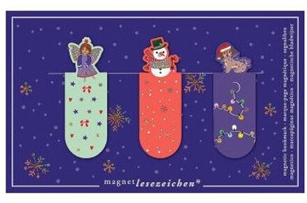 Moses magnetische boekenlegger set, kerst