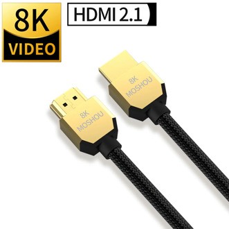 MOSHOU 8K 60Hz 4K 120Hz HDMI 2.1 Cables 48Gbps ARC HDR 3D HiFi Extremely Thin Video Cord for Switch lite PS4
