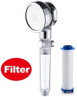 Mosodo Badkamer Douchekop Onder Druk Regendouche Filter Waterval Saving Douche 3 Modus Handdouche Badkamer Accessoires TransparWith Filter