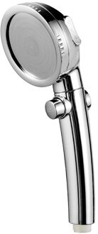 Mosodo Badkamer Douchekop Onder Druk Regendouche Filter Waterval Saving Douche 3 Modus Handdouche Badkamer Accessoires zilver