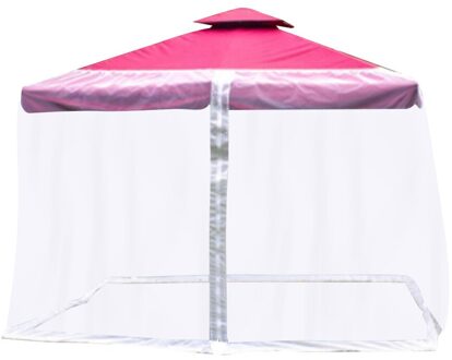 Mosquito Bug Netto Parasol Outdoor Gazon Tuin Camping Paraplu Zonnescherm Cover 275*230Cm/300*230Cm/300*230Cm/300*300*230Cm wit / banaan 300x230cm
