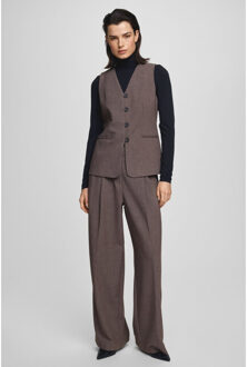 Moss Copenhagen 19230 rosina michelle pants Taupe - S