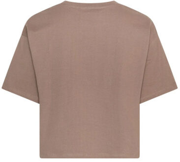 Moss Copenhagen 19300 leana tee - maat XS / S Taupe