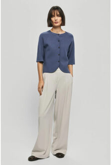 Moss Copenhagen 19596 aubree east cardigan Blauw - M / L