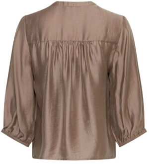 Moss Copenhagen 19616 ramona rikkelia shirt Taupe