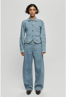 Moss Copenhagen 19765 kobane tua barrel jeans Blauw - L