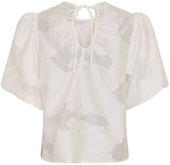 Moss Copenhagen Blouse korte mouw 19618 orkidea Ecru - S