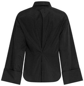 Moss Copenhagen Blouse lange mouw 19460 natalia Zwart - M / L