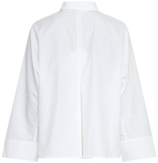 Moss Copenhagen Blouse lange mouw 19461 natalia - maat M / L Wit