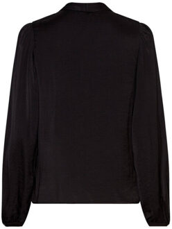 Moss Copenhagen Blouse lange mouw 19538 blakey Zwart - S