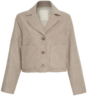 Moss Copenhagen Jacket Boone Josia Beige dames - M/L,XS/S,S/M