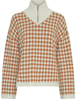 Moss Copenhagen Mschamaria zip pullover Veelkleurig - M / L