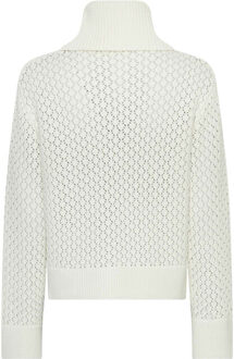 Moss Copenhagen Mschdaina zip cardigan - maat S / M Ecru